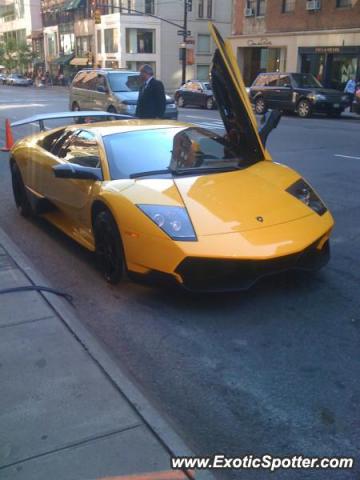 Lamborghini Murcielago spotted in New York, New York