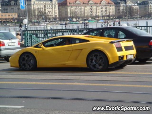 Lamborghini Gallardo spotted in Zurich, Switzerland