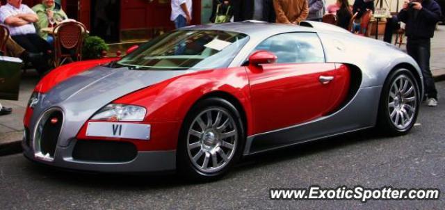 Bugatti Veyron spotted in London, United Kingdom