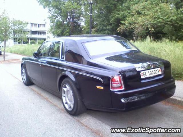 Rolls Royce Phantom spotted in Geneva, Switzerland