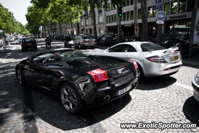 Lamborghini Gallardo spotted in Paris, France