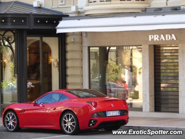 Ferrari California spotted in Monaco, Monaco