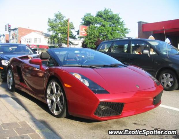 Lamborghini Gallardo spotted in Providence, Rhode Island