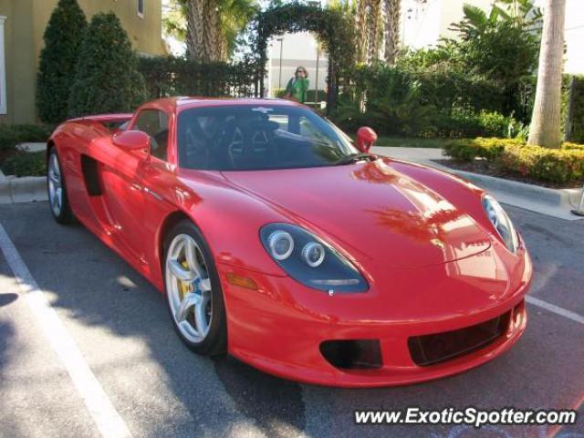 Porsche Carrera GT spotted in Winter park, Florida