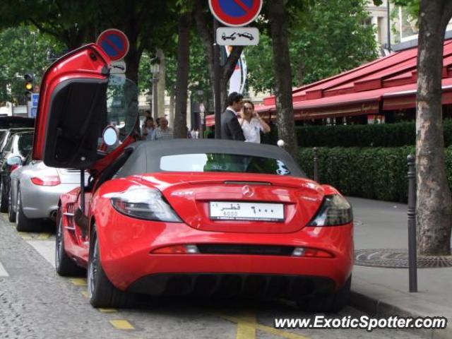 Mercedes SLR spotted in Paris, France