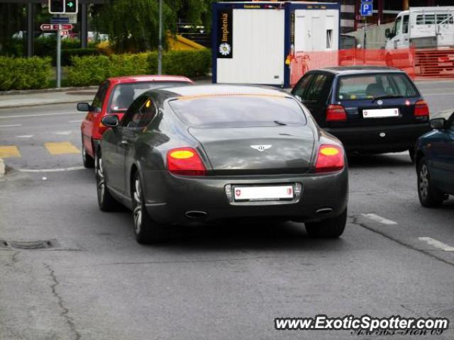 Bentley Continental spotted in Sion, Switzerland