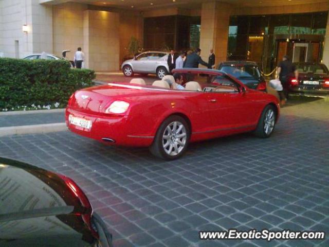Bentley Continental spotted in Damascus, Syria