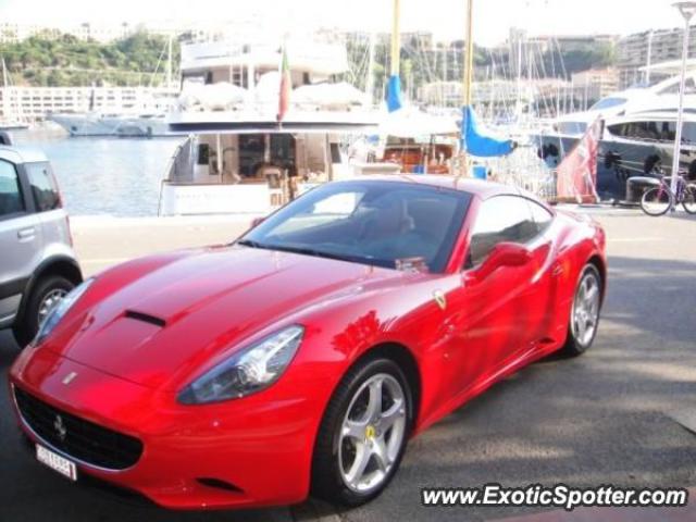 Ferrari California spotted in Monte Carlo, Monaco