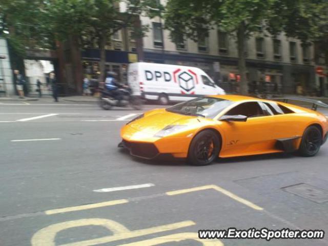 Lamborghini Murcielago spotted in London, United Kingdom