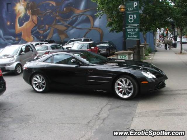 Mercedes SLR spotted in Montreal, Canada