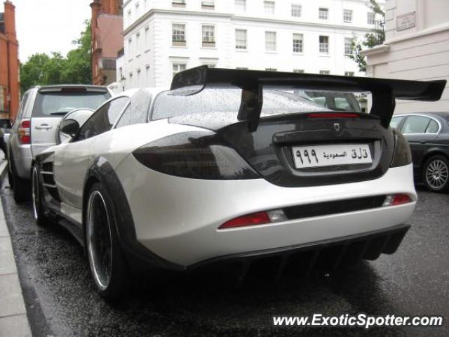 Mercedes SLR spotted in London, United Kingdom