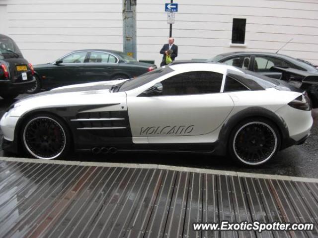 Mercedes SLR spotted in London, United Kingdom