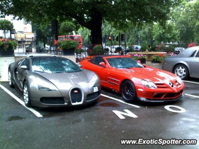 Bugatti Veyron spotted in London, United Kingdom