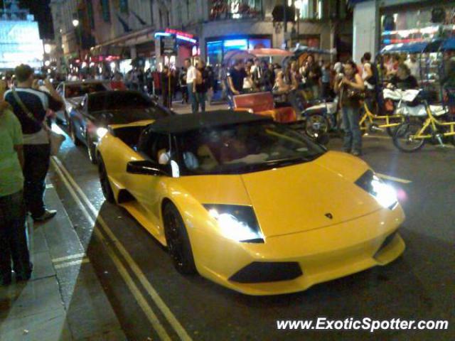 Lamborghini Murcielago spotted in London, United Kingdom