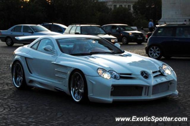 Mercedes SLR spotted in Paris, France