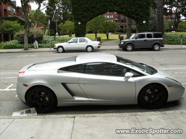 Lamborghini Gallardo spotted in San Francisco, California