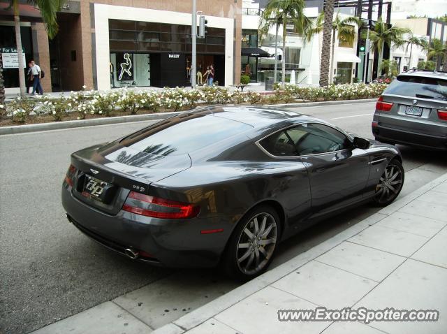 Aston Martin DB9 spotted in Beverly Hills, California