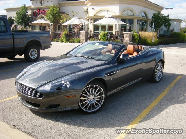 Aston Martin DB9 spotted in Deerpark, Illinois