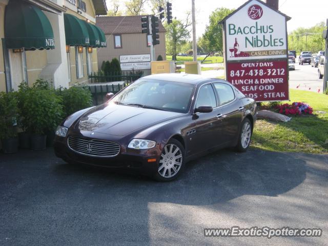 Maserati Quattroporte spotted in Deerpark, Illinois