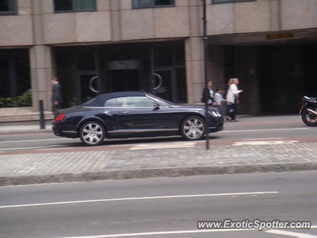 Bentley Continental spotted in London, United Kingdom