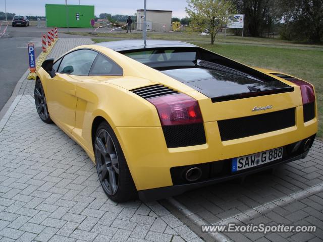Lamborghini Gallardo spotted in Oschersleben, Germany