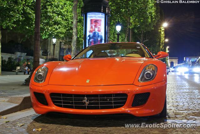 Ferrari 599GTB spotted in Paris, France