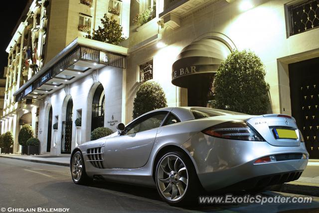 Mercedes SLR spotted in Paris, France