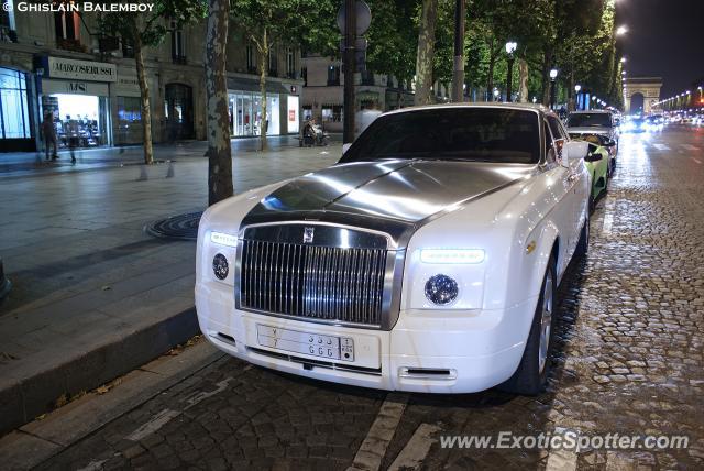 Rolls Royce Phantom spotted in Paris, France