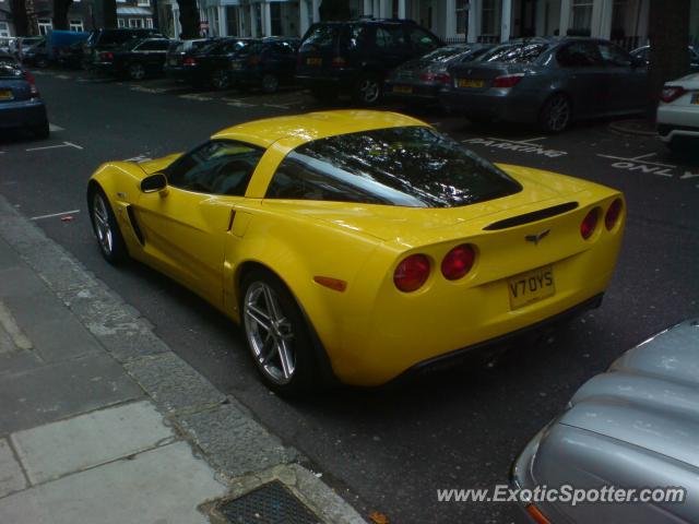 Chevrolet Corvette Z06 spotted in London, United Kingdom