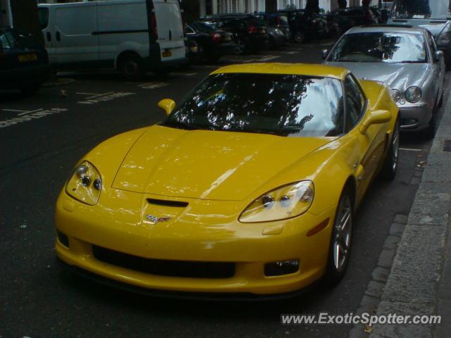 Chevrolet Corvette Z06 spotted in London, United Kingdom