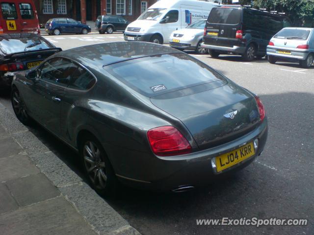 Bentley Continental spotted in London, United Kingdom