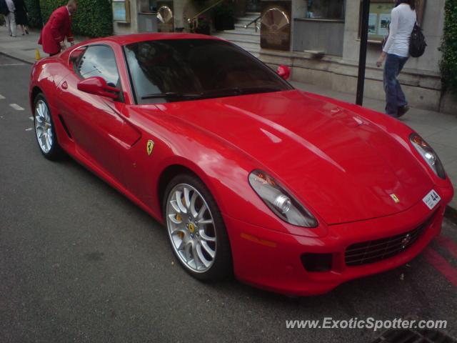 Ferrari 599GTB spotted in London, United Kingdom