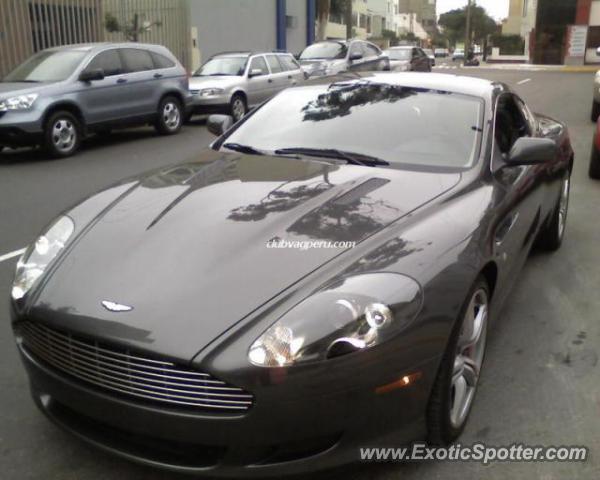 Aston Martin DB9 spotted in Lima, Peru