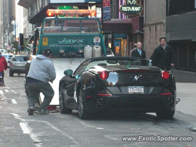 Ferrari California spotted in New York, New York