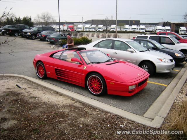 Ferrari 348 spotted in Lake Zurich, Illinois