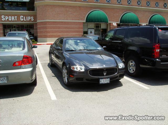 Maserati Quattroporte spotted in Houston, Texas