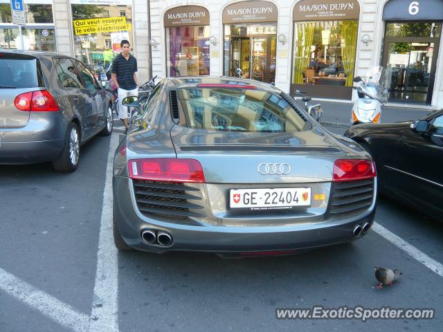 Audi R8 spotted in Geneva, Switzerland