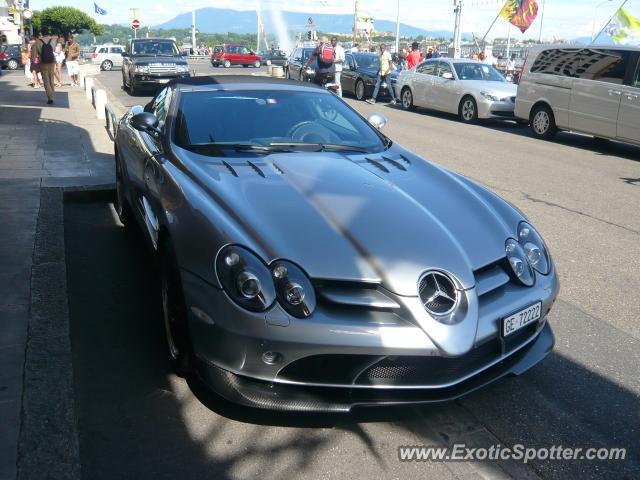 Mercedes SLR spotted in Geneva, Switzerland