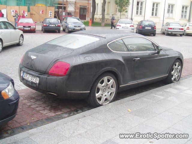 Bentley Continental spotted in Vilnius, Lithuania