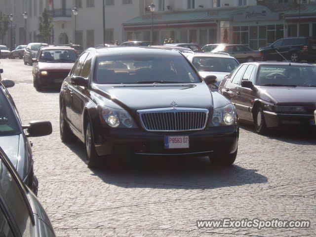 Mercedes Maybach spotted in Vilnius, Lithuania