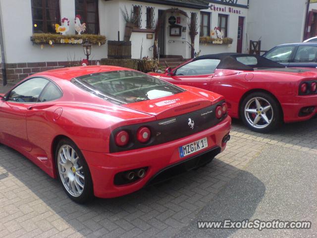 Ferrari 360 Modena spotted in Niedersteinbach (Alsace), France