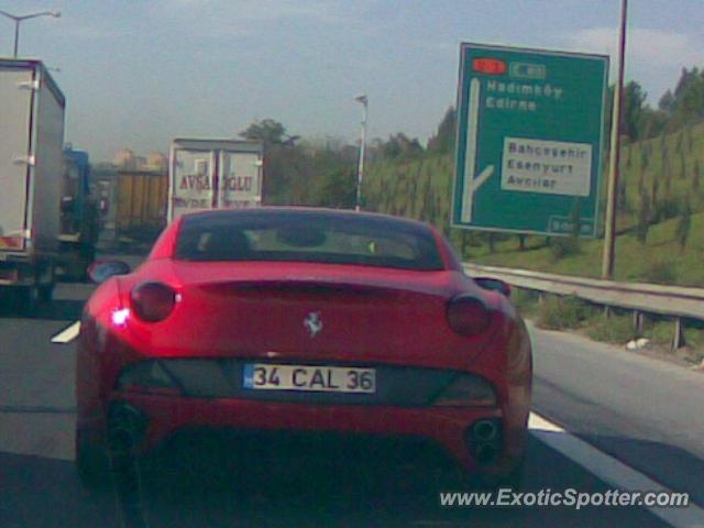 Ferrari California spotted in İSTANBUL, Turkey