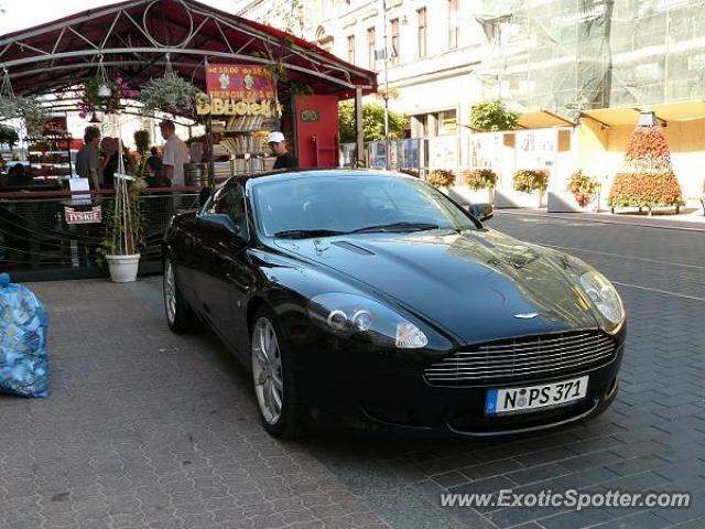 Aston Martin DB9 spotted in Lodz, Poland