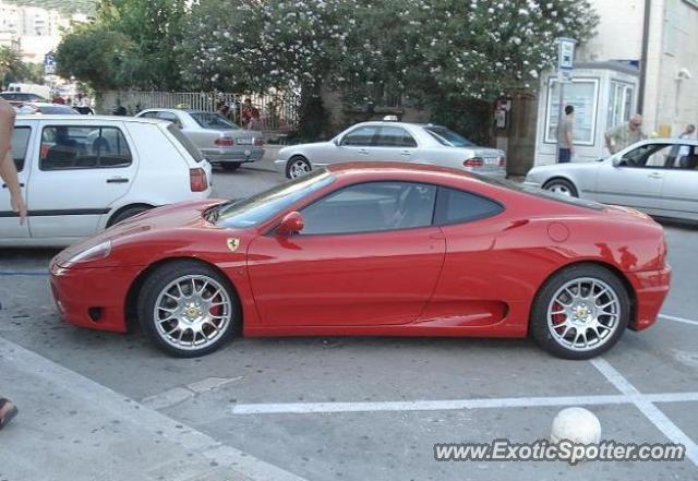 Ferrari 360 Modena spotted in Makarska, Croatia