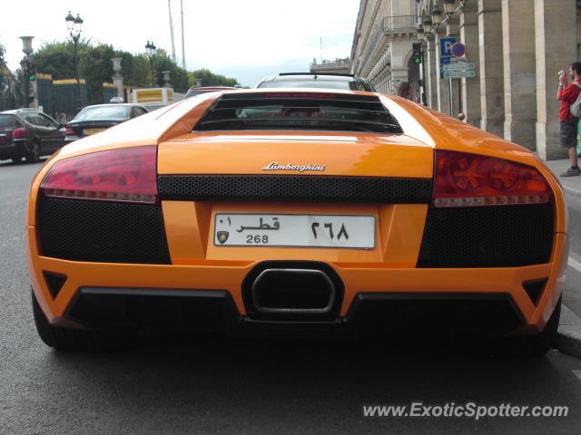 Lamborghini Murcielago spotted in Paris, France