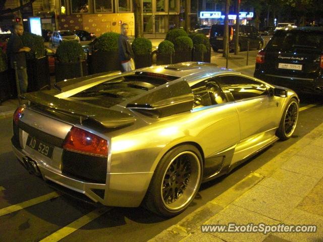 Lamborghini Murcielago spotted in Paris, France