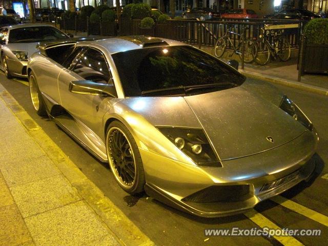 Lamborghini Murcielago spotted in Paris, France