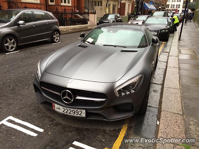 Mercedes SLS AMG spotted in London, United Kingdom