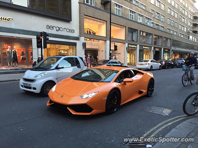 Lamborghini Huracan spotted in London, United Kingdom