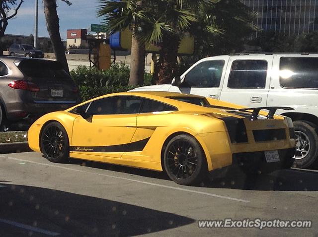 Lamborghini Gallardo spotted in Houston, Texas